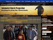 Tablet Screenshot of churchprospecting.com